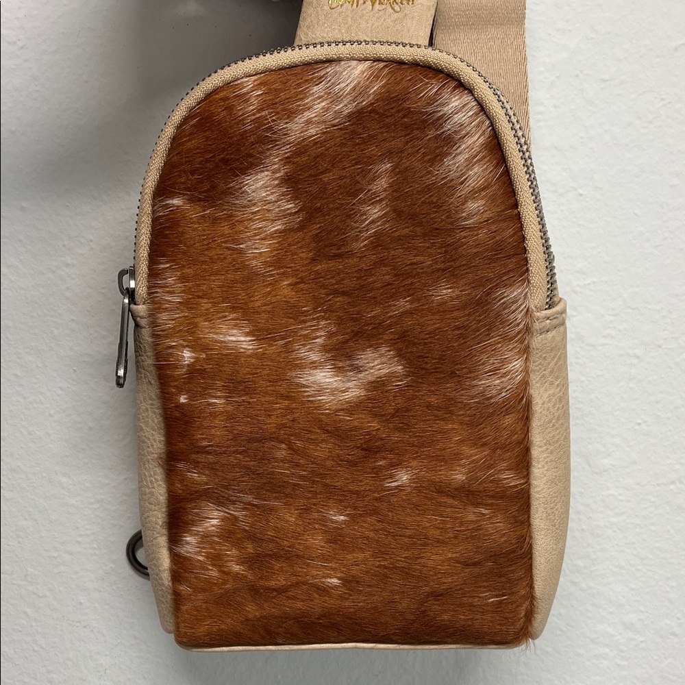 Trinity Ranch | Genuine Hair On Cowhide Sling Bag